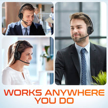Load image into Gallery viewer, Delton 60X Wireless Headset with Noise Cancelling Microphone and USB Dongle
