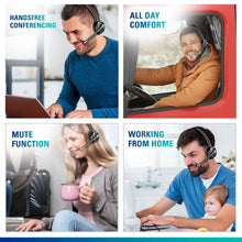 Load image into Gallery viewer, Delton Low Profile OTR Wireless Trucker Headset with Microphone
