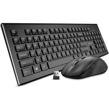 Load image into Gallery viewer, Delton Wireless Keyboard and Mouse Combo, Computer Cordless Mouse &amp; Keyboard
