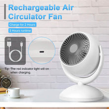 Load image into Gallery viewer, Desk Air Circulator Fan 4 Speed Adjustment

