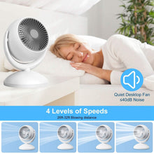 Load image into Gallery viewer, Desk Air Circulator Fan 4 Speed Adjustment
