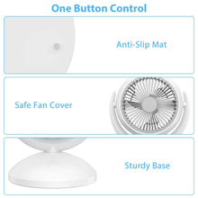 Load image into Gallery viewer, Desk Air Circulator Fan 4 Speed Adjustment
