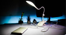 Load image into Gallery viewer, Desk Lamp USB Led Table Lamp 14 LED Table Lamp with Clip Bed Reading Book Light LED Desk Lamp Table Touch 3 Modes Blue Decorative Table Lamp Cute Study Lamps for Bedroom Décor
