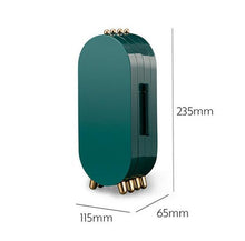 Load image into Gallery viewer, Desktop Jewelry Storage Box Multilayer Dustproof Earrings Rings Necklaces Display Holder Case for Women Jewelry Organizer Box Collapsible Earring Holder Jewelry Organizer Box with Mirror Earring Necklace Jewelry Box Organizer
