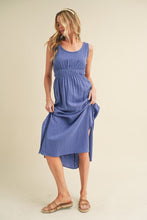 Load image into Gallery viewer, New Summer Side Slit Round Neck Sleeveless Tank Dress For Women – Versatile, Comfortable &amp; Stylish for Warm Weather
