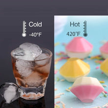 Load image into Gallery viewer, Diamond Flexible Silicone Ice Cube Mold Tray
