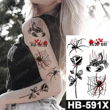 Load image into Gallery viewer, Different Stylish Waterproof Temporary Tattoo Sticker Heart Knife Angel Makeup Tattoos For Women Men
