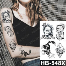 Load image into Gallery viewer, Different Stylish Waterproof Temporary Tattoo Sticker Heart Knife Angel Makeup Tattoos For Women Men
