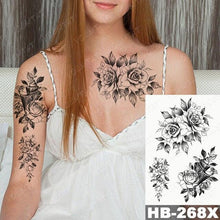 Load image into Gallery viewer, Different Stylish Waterproof Temporary Tattoo Sticker Heart Knife Angel Makeup Tattoos For Women Men
