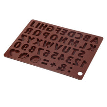 Load image into Gallery viewer, Digit Silicone Chocolate Mold Non-Stick Cake Mould Jelly Candy 3D Molds Kitchen Accessories Reusable Baking Tools Silicone Letter Mold And Number Candy Molds
