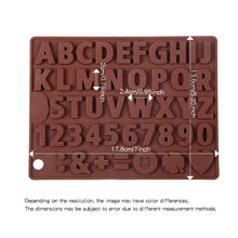 Load image into Gallery viewer, Digit Silicone Chocolate Mold Non-Stick Cake Mould Jelly Candy 3D Molds Kitchen Accessories Reusable Baking Tools Silicone Letter Mold And Number Candy Molds
