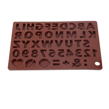 Load image into Gallery viewer, Digit Silicone Chocolate Mold Non-Stick Cake Mould Jelly Candy 3D Molds Kitchen Accessories Reusable Baking Tools Silicone Letter Mold And Number Candy Molds
