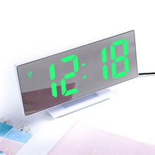 Load image into Gallery viewer, Digital Alarm Clock Alarm Clocks Adjustable Volume Alarm Clock for Bedroom Electronic 7 Inch Number Desktop Alarm Clocks For Kids Bedroom LED Screen  for Kids Bedroom Temperature Snooze Function Desk Table Clock LED Clock Electronic Watch Table
