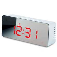 Load image into Gallery viewer, Digital Alarm Clock Alarm Clocks Adjustable Volume Alarm Clock for Bedroom Electronic 7 Inch Number Desktop Alarm Clocks For Kids Bedroom LED Screen  for Kids Bedroom Temperature Snooze Function Desk Table Clock LED Clock Electronic Watch Table
