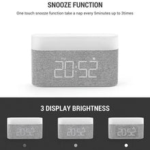Load image into Gallery viewer, Digital Alarm Clock with Wireless Charging
