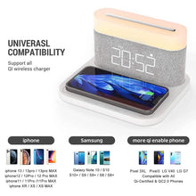 Load image into Gallery viewer, Digital Alarm Clock with Wireless Charging
