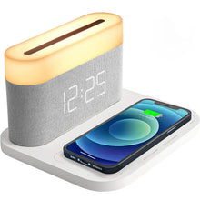 Load image into Gallery viewer, Digital Alarm Clock with Wireless Charging
