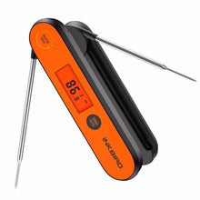 Load image into Gallery viewer, Digital BBQ Thermometer IHT-1P Kitchen Utensil Tools Waterproof BBQ Meat Thermometer For Cooking Food Kitchen Candy Thermometer Calibration Magnet Backlight For Grill Smoker Kitchen Rechargeable Thermometer With Backlight &amp; Calibration
