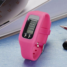 Load image into Gallery viewer, Digital LCD Pedometer Run Step Walking Distance Calorie Counter Sport Watch Fitness Watch Pedometer Watch With Steps Calories Counter Sleep Tracker For Men Women
