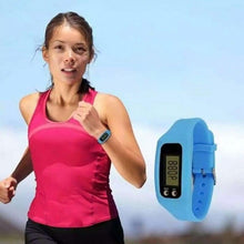 Load image into Gallery viewer, Digital LCD Pedometer Run Step Walking Distance Calorie Counter Sport Watch Fitness Watch Pedometer Watch With Steps Calories Counter Sleep Tracker For Men Women
