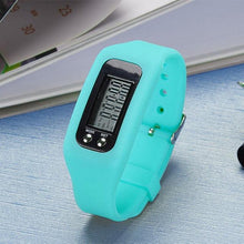 Load image into Gallery viewer, Digital LCD Pedometer Run Step Walking Distance Calorie Counter Sport Watch Fitness Watch Pedometer Watch With Steps Calories Counter Sleep Tracker For Men Women
