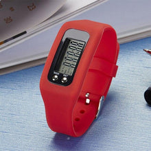 Load image into Gallery viewer, Digital LCD Pedometer Run Step Walking Distance Calorie Counter Sport Watch Fitness Watch Pedometer Watch With Steps Calories Counter Sleep Tracker For Men Women
