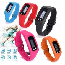 Load image into Gallery viewer, Digital LCD Pedometer Run Step Walking Distance Calorie Counter Sport Watch Fitness Watch Pedometer Watch With Steps Calories Counter Sleep Tracker For Men Women
