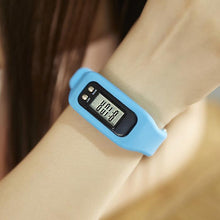 Load image into Gallery viewer, Digital LCD Pedometer Run Step Walking Distance Calorie Counter Sport Watch Fitness Watch Pedometer Watch With Steps Calories Counter Sleep Tracker For Men Women

