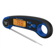 Load image into Gallery viewer, Digital Meat Thermometer Instant Read Food Thermometer for Cooking Digital Kitchen Thermometer Probe with Backlight &amp; Reversible Display Cooking Thermometer for Candy Grill Food Kitchen Digital Meat Thermometer BBQ Waterproof Kitchen Cooking Tools
