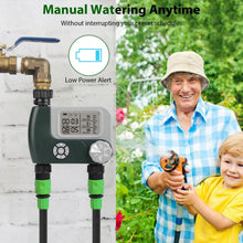 Load image into Gallery viewer, Digital Programmable Sprinkler Timer with 2 Outlet Zones

