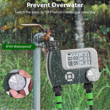 Load image into Gallery viewer, Digital Programmable Sprinkler Timer with 2 Outlet Zones
