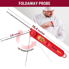 Load image into Gallery viewer, Digital Read Meat Thermometer Best Waterproof Thermometer for Kitchen Cooking Food BBQ Grill And Oil Deep Fry Candy  Kitchen Cooking Food Thermometer With Backlight Magnet For Deep Fry Grill Smoker Thermometer
