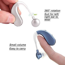 Load image into Gallery viewer, Digital Rechargeable Hearing Aids Acousticon Amplifier Audiphone Behind Ear Sound
