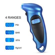 Load image into Gallery viewer, Digital Tire Pressure Gauge 150 PSI 4 Settings
