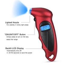 Load image into Gallery viewer, Digital Tire Pressure Gauge 150 PSI 4 Settings

