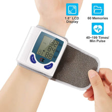 Load image into Gallery viewer, Digital Wrist Blood Pressure Monitor
