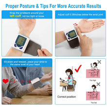Load image into Gallery viewer, Digital Wrist Blood Pressure Monitor

