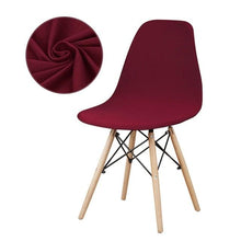 Load image into Gallery viewer, Dining Chair Cover Lounge Armless Chair Protector Stretchable Slipcovers for Dining Room Living Room Seat Cover For Shell Chair Washable Removable Armless Shell Chair Cover And Home Hotel Slipcover Seat Case
