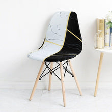 Load image into Gallery viewer, Dining Chair Cover Lounge Armless Chair Protector Stretchable Slipcovers for Dining Room Living Room Seat Cover For Shell Chair Washable Removable Armless Shell Chair Cover And Home Hotel Slipcover Seat Case
