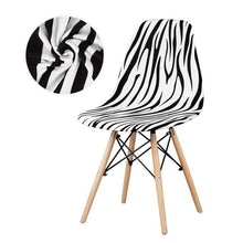 Load image into Gallery viewer, Dining Chair Cover Lounge Armless Chair Protector Stretchable Slipcovers for Dining Room Living Room Seat Cover For Shell Chair Washable Removable Armless Shell Chair Cover And Home Hotel Slipcover Seat Case
