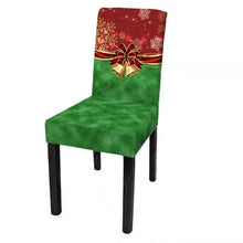 Load image into Gallery viewer, Dining Room Chair Protector Slipcovers Popular New Holiday Universal Size Christmas Printing Chair Cover Stretch Washable Detachable Seat Covers For Hotel Banquet Home Christmas Party
