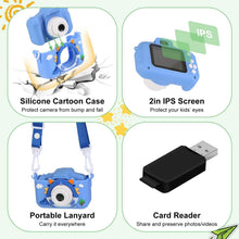 Load image into Gallery viewer, Dinosaur Kids Selfie 48MP 1080P HD Cartoon Digital Camera
