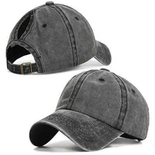 Load image into Gallery viewer, Distressed Wash Ponytail Baseball Cap
