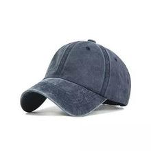 Load image into Gallery viewer, Distressed Wash Ponytail Baseball Cap
