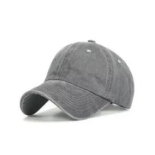 Load image into Gallery viewer, Distressed Wash Ponytail Baseball Cap

