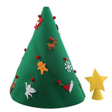 Load image into Gallery viewer, DIY 3D Felt Christmas Tree Upgraded Toddler Christmas Tree
