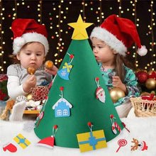 Load image into Gallery viewer, DIY 3D Felt Christmas Tree Upgraded Toddler Christmas Tree

