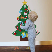 Load image into Gallery viewer, DIY Felt Christmas Tree Set with Ornaments
