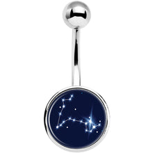 Load image into Gallery viewer, Zodiac Constellation Pisces Belly Ring
