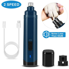 Load image into Gallery viewer, Dog Nail Grinder 2 Speeds Quiet USB Rechargeable
